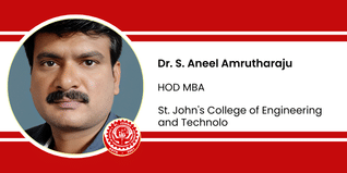 St. John's College of Engineering and Technology, HOD MBA: Dr. S. Aneel Amrutharaju Interview